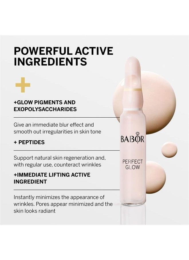 BABOR Perfect Glow Serum Ampoules for the Face, with Glow Pigments for a Radiant Complexion, Vegan Formula, 7 x 2 ml Concentrated Ampoules