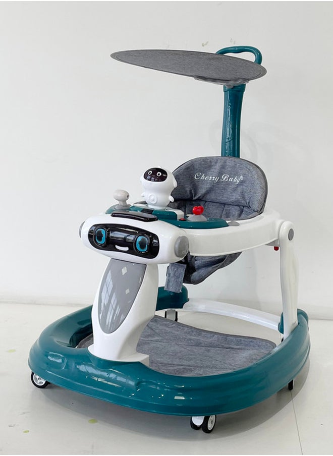 kiddoz Multifunctional Baby Walker - Lake Blue 