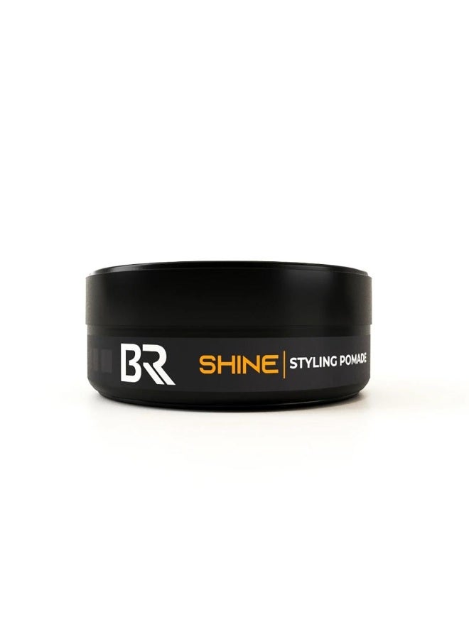 Black Red Hair Styling Pomade Shine - Flexible Hold Natural Look Hair Wax Cream 120 g - Image 2