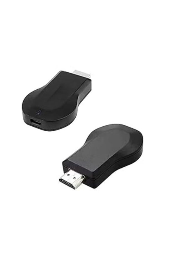 Universal Wireless Wi-Fi Display Dongle – HDMI Screen Mirroring Stick – Miracast & AirPlay Compatible Streamer – High-Definition Wireless Receiver for Android, iOS, Mac, and Windows. - Image 1
