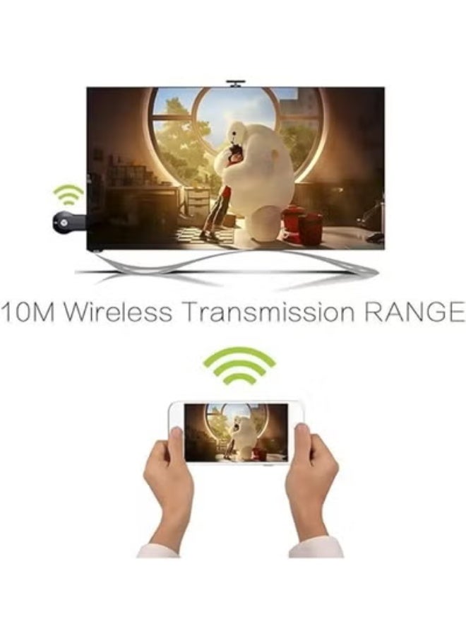 Universal Wireless Wi-Fi Display Dongle – HDMI Screen Mirroring Stick – Miracast & AirPlay Compatible Streamer – High-Definition Wireless Receiver for Android, iOS, Mac, and Windows. - Image 4