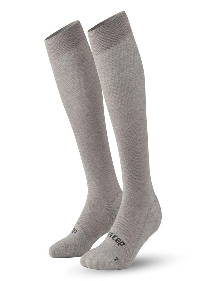 CEP Flight Compression Socks, Light Grey, Men, III - Image 1