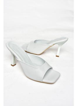 Fox Shoes S590033109 White Thin Heeled Women's Slippers  - Image 5