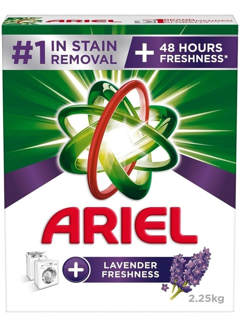 Ariel Automatic Lavender Laundry Detergent Powder, 2.25Kg - Image 1
