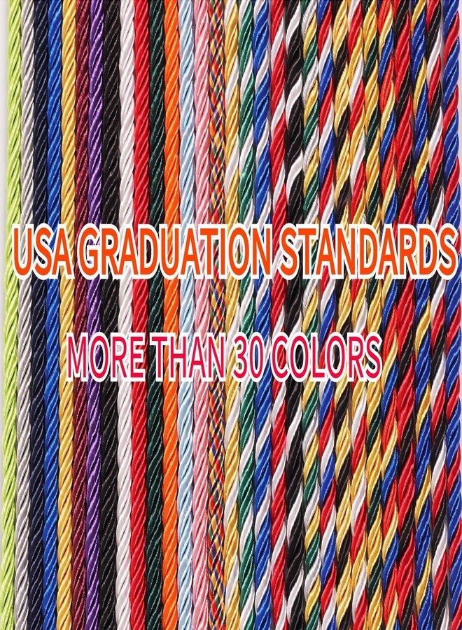 GRADFTY Double Gold Graduation Honor Cords for Graduation 2025, National Honors Society Gold Cords - Image 4