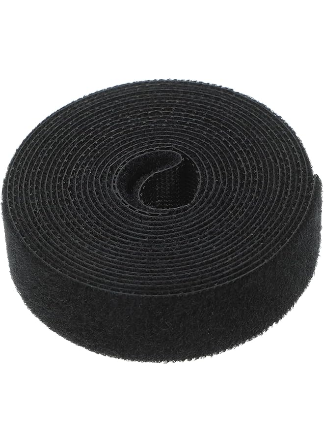 PROMASS promass 5M x 1/2inch Reusable Cable Ties Multi-Purpose Cord Organizer Hook Loop Strips Adjustable Double Side Flexible Wire Ties for Computer TV and Other Cables  - Image 1