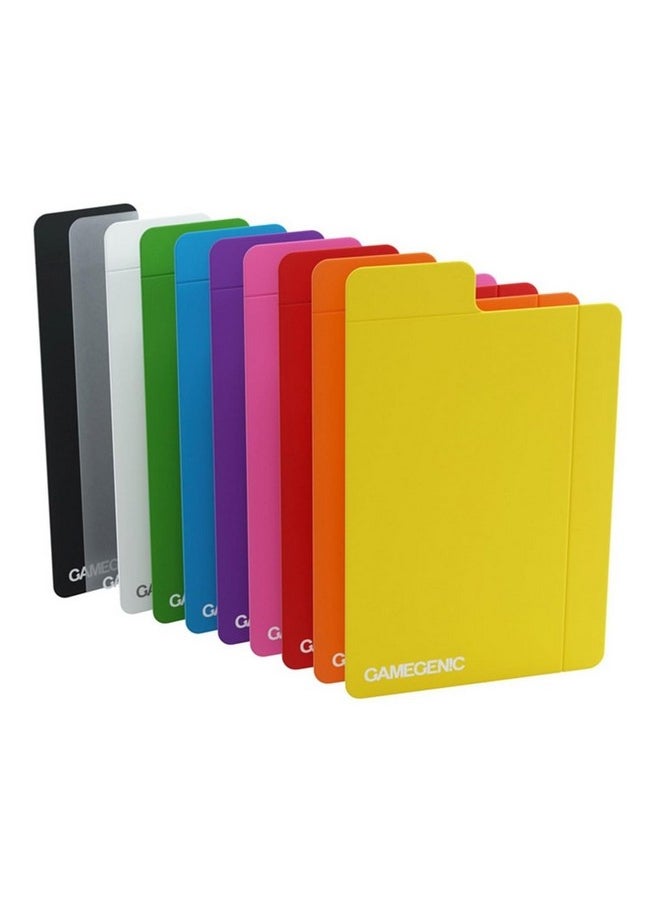 Gamegenic - Flex Card Dividers | 10-Pack Of Multi-Color Card Dividers With Foldable Register Tabs | Premium Card Game Protection | Optimized For Use With Deck Holders And Side Holders | Made By - Image 1