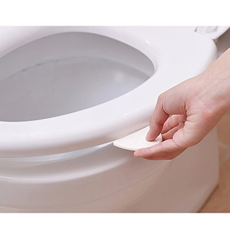 VANTIYAUS Toilet Cover Handle,(Pack of 2) Toilet Seat Pad Cover Lifter, Lift Raise Lower Lid the Clean Way - Avoid Touching - Self-adhesive Hygiene - Cleaner & Healthier - Image 1