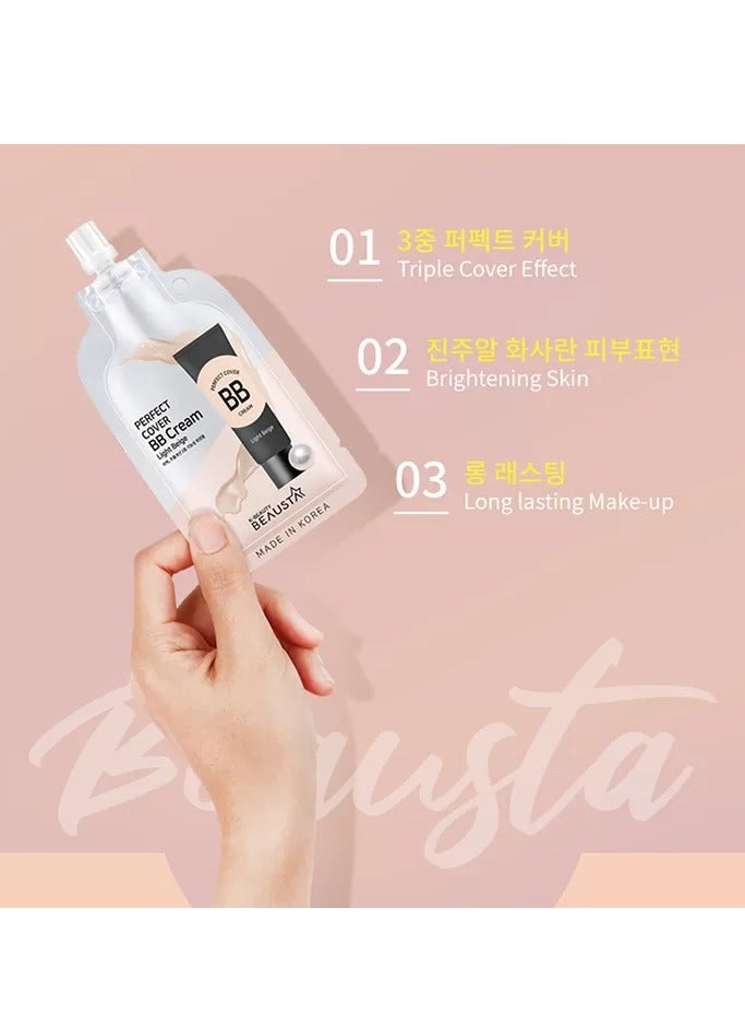 BEAUSTA Perfect Cover BB Cream for Masking Facial Skin Imperfections Blemish Remover 10m ( 5 Pack ) - Image 5
