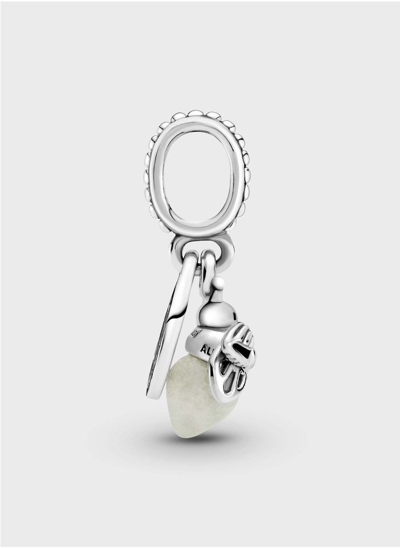 PANDORA - Glow-In-The-Dark Firefly Dangle Charm - Image 1