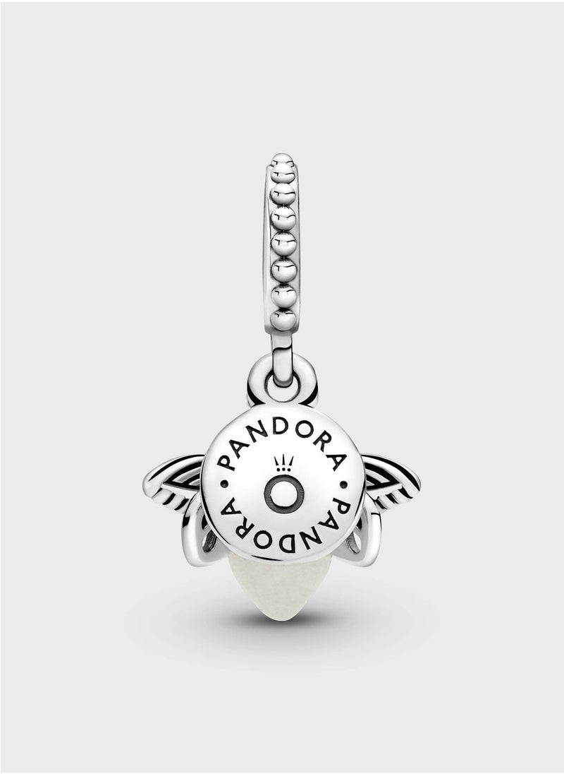 PANDORA - Glow-In-The-Dark Firefly Dangle Charm - Image 1