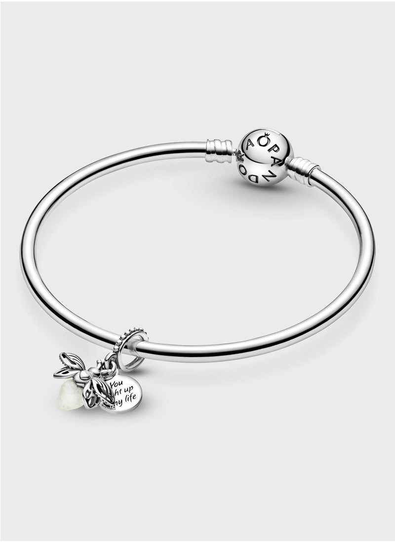PANDORA - Glow-In-The-Dark Firefly Dangle Charm - Image 1