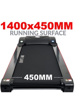 Sky Land 6HP Treadmill with Manual Incline, Bluetooth Speaker, Hydraulic Assist & 25 Programs | Foldable Running Machine for Home Gym & Office – EM-1290, Black | جهاز السير المتحرك  - Image 4