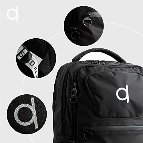 ARTIX® Waterproof Laptop Backpack for Men & Women | Large 17.3-inch Travel Backpack | Stylish & Durable Computer Bag for Business, Office & Work | Versatile Rucksack for Adults (Black/Grey) - Image 5