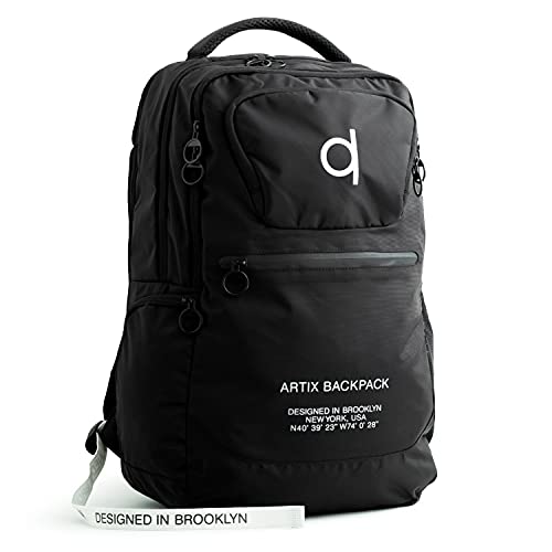 ARTIX® Waterproof Laptop Backpack for Men & Women | Large 17.3-inch Travel Backpack | Stylish & Durable Computer Bag for Business, Office & Work | Versatile Rucksack for Adults (Black/Grey) - Image 1