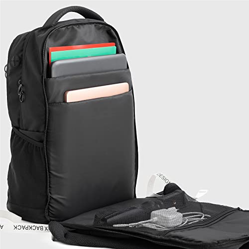 ARTIX® Waterproof Laptop Backpack for Men & Women | Large 17.3-inch Travel Backpack | Stylish & Durable Computer Bag for Business, Office & Work | Versatile Rucksack for Adults (Black/Grey) - Image 4