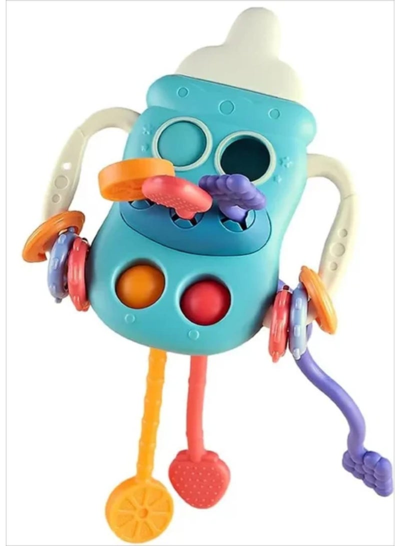 5-in-1 Sensory Toy for Babies - Montessori Baby Toy - Pull String Toy for Toddlers - Silicone Pull String Toy - Pop It Sensory Toy - Montessori Sensory Activity Toy - Baby Sensory Toy - Fine Motor Skills Toy - Educational Toy for Babies - Multi-Activity Baby Toy - Fidget Toy for Kids - Hand-Eye Coordination Toy - Toddler Activity Toy - Sensory Development Toy - Baby Travel Toy - Portable Baby Toy - Interactive Learning Toy - Baby Busy Toy - Silicone Educational Toy - Pull & Push Activity Toy - Baby Development Toy - Finger Training Toy - Tactile Sensory Toy - Toddler Learning Toy - Baby Activity Toy - Pop Bubble Toy - Sliding Ball Toy - Montessori Busy Cube - 5-in-1 Baby Activity Toy - Image 2