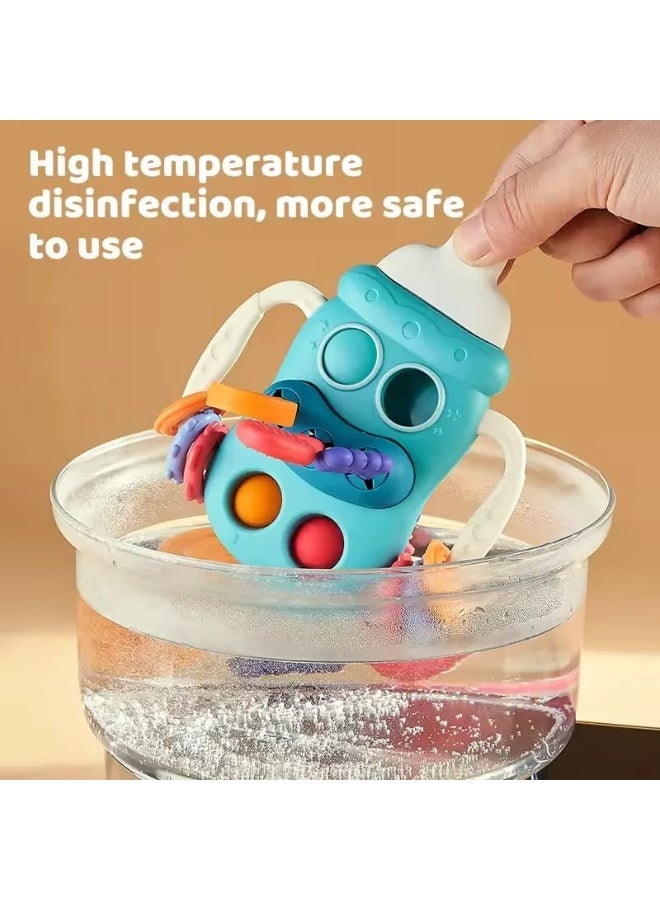 5-in-1 Sensory Toy for Babies - Montessori Baby Toy - Pull String Toy for Toddlers - Silicone Pull String Toy - Pop It Sensory Toy - Montessori Sensory Activity Toy - Baby Sensory Toy - Fine Motor Skills Toy - Educational Toy for Babies - Multi-Activity Baby Toy - Fidget Toy for Kids - Hand-Eye Coordination Toy - Toddler Activity Toy - Sensory Development Toy - Baby Travel Toy - Portable Baby Toy - Interactive Learning Toy - Baby Busy Toy - Silicone Educational Toy - Pull & Push Activity Toy - Baby Development Toy - Finger Training Toy - Tactile Sensory Toy - Toddler Learning Toy - Baby Activity Toy - Pop Bubble Toy - Sliding Ball Toy - Montessori Busy Cube - 5-in-1 Baby Activity Toy - Image 5