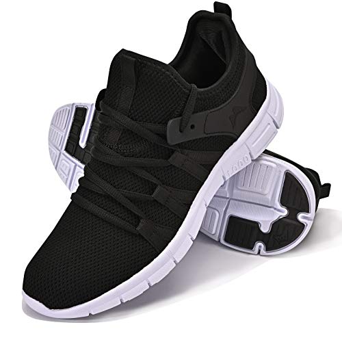 INZCOU Running Shoes Lightweight Tennis Shoes Non Slip Gym Workout Shoes Breathable Mesh Walking Sneakers 7women 6men - Image 1
