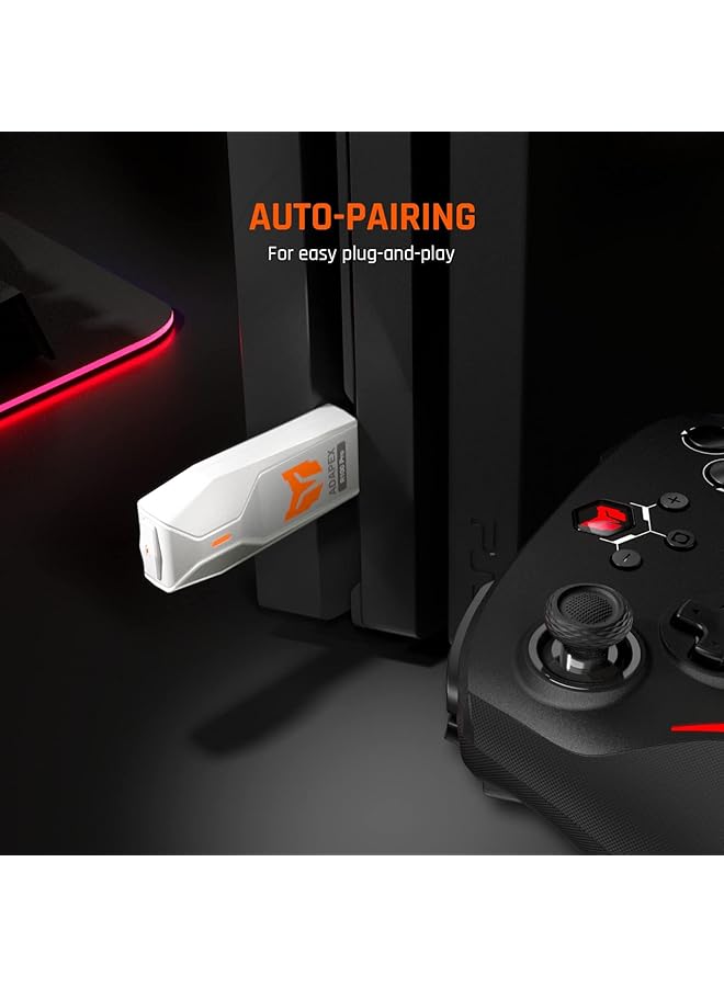 Controller Wireless Adapter For Switch Windows Ps4 With Controller Full Functions Support And Ultra Low Latency Compatible With Xbox Controller Switch Pro Ps4 Ps5 Controller