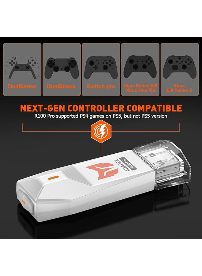 Controller Wireless Adapter For Switch Windows Ps4 With Controller Full Functions Support And Ultra Low Latency Compatible With Xbox Controller Switch Pro Ps4 Ps5 Controller