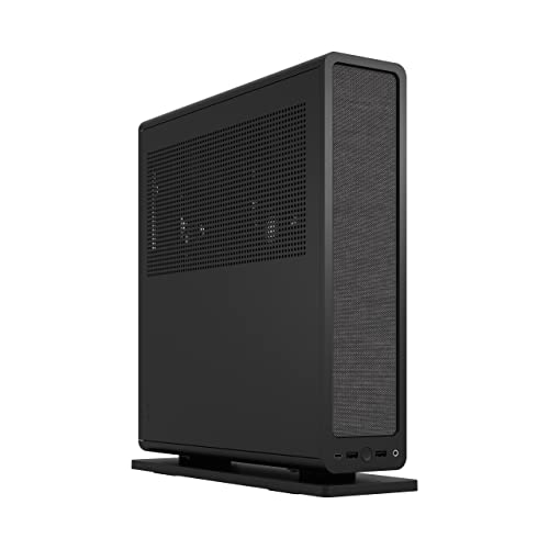 Fractal Design Ridge Black - PCIe 4.0 Riser Card Included - 2X 140mm PWM Aspect Fans Included - Type C USB - m-ITX PC Gaming Case - Image 1