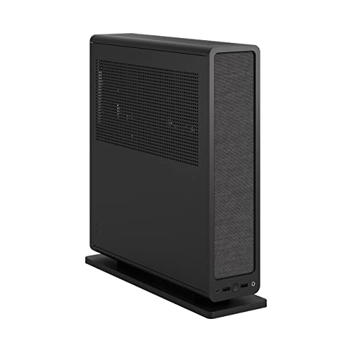 Fractal Design Ridge Black - PCIe 4.0 Riser Card Included - 2X 140mm PWM Aspect Fans Included - Type C USB - m-ITX PC Gaming Case - Image 5