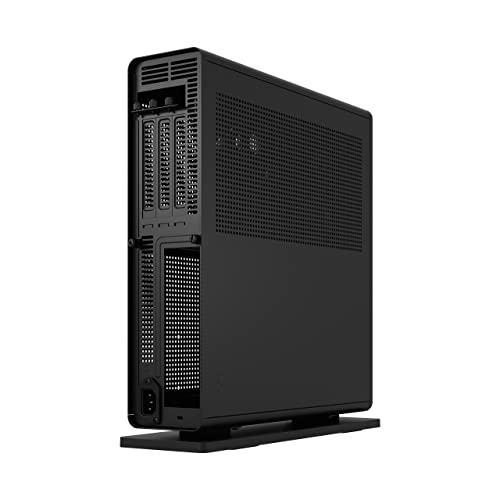 Fractal Design Ridge Black - PCIe 4.0 Riser Card Included - 2X 140mm PWM Aspect Fans Included - Type C USB - m-ITX PC Gaming Case - Image 2