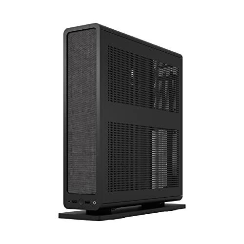 Fractal Design Ridge Black - PCIe 4.0 Riser Card Included - 2X 140mm PWM Aspect Fans Included - Type C USB - m-ITX PC Gaming Case - Image 4