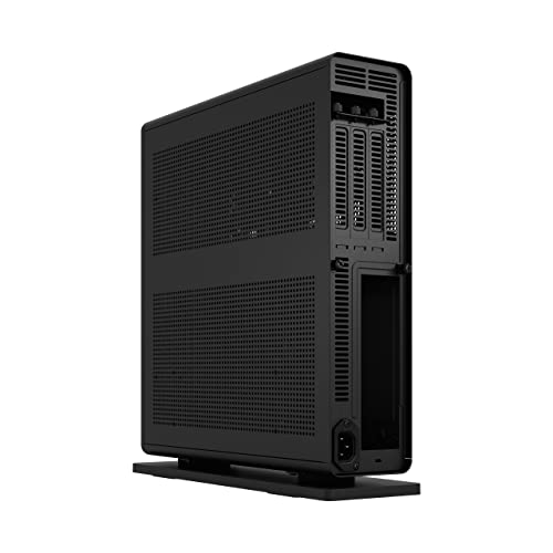 Fractal Design Ridge Black - PCIe 4.0 Riser Card Included - 2X 140mm PWM Aspect Fans Included - Type C USB - m-ITX PC Gaming Case - Image 3