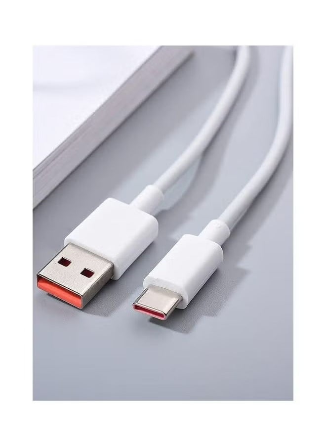 TIGER - Mi Super Fast Charger 33W Turbo Adapter Type-C – High-Speed Power Delivery, Quick Charging for Smartphones, Tablets, and More, Compact White Design - Image 1