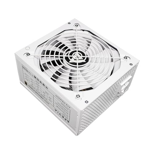Apevia ATX-PR600W-WH Prestige 600W 80+ Gold Certified, RoHS Compliance, Active PFC ATX Gaming Power Supply White - Image 1