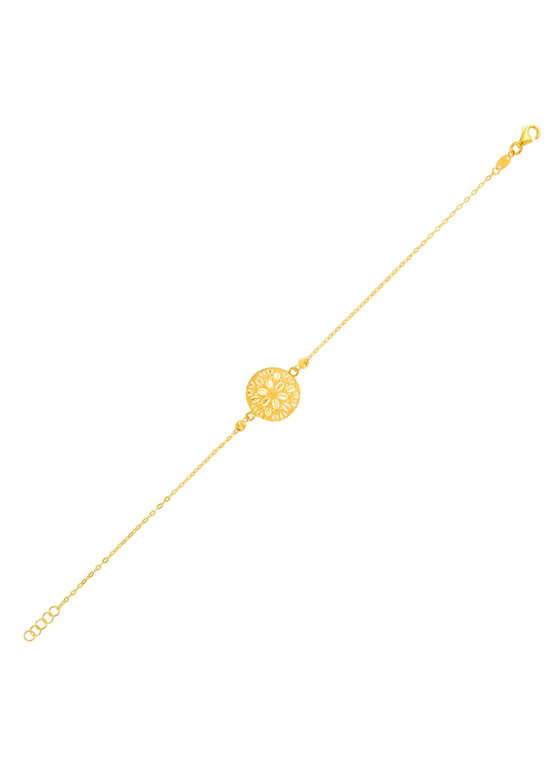BAFLEH JEWELLERY - 22kt Gold Bracelet in a Beautiful Round Design - Image 1