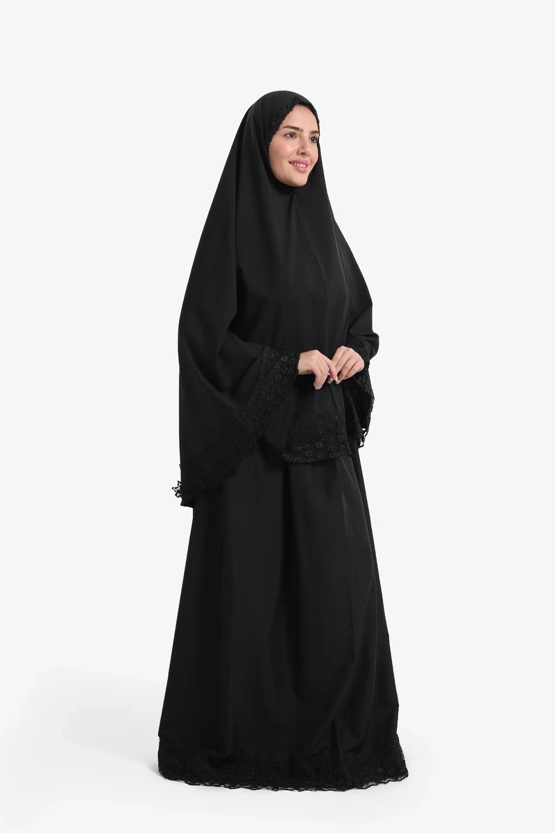 Carina Prayer Set with Lace Trim - Image 2