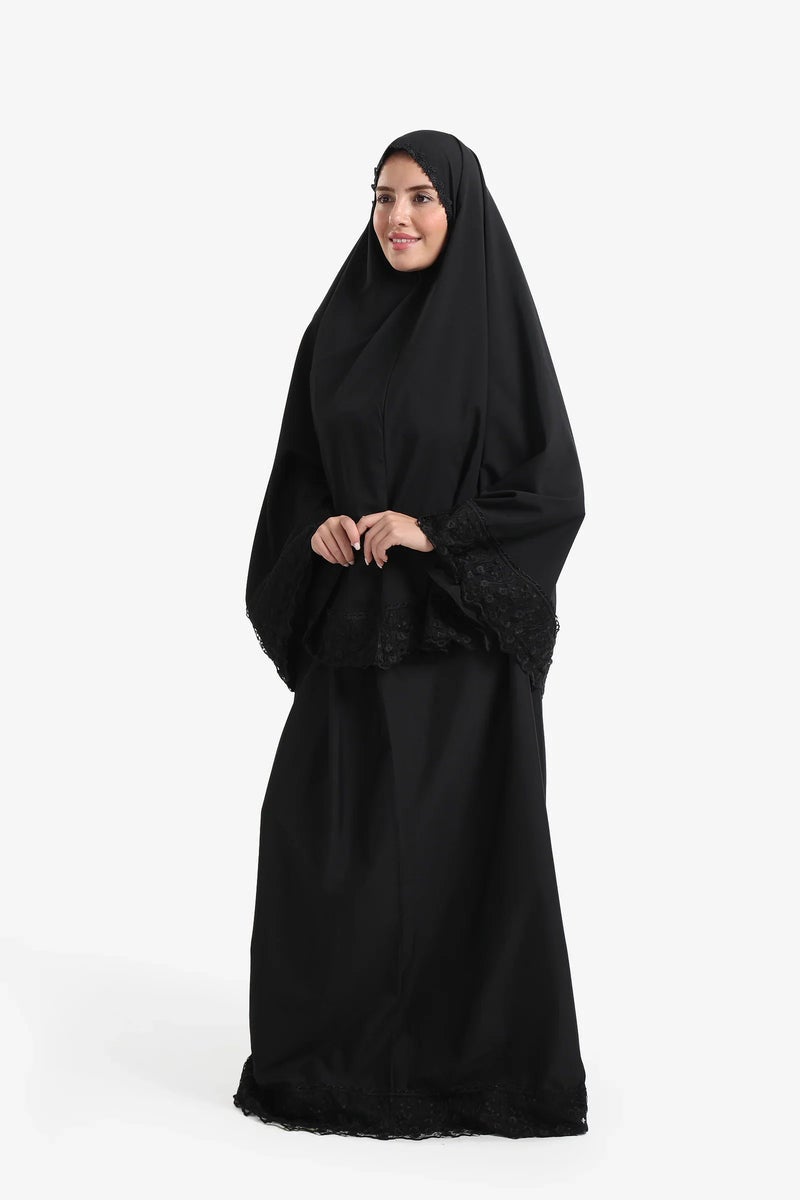 Carina Prayer Set with Lace Trim - Image 3
