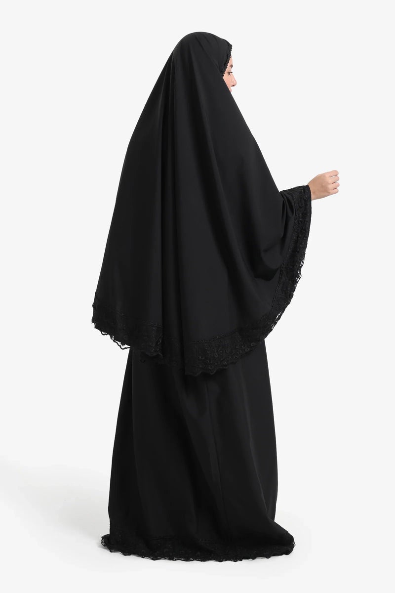 Carina Prayer Set with Lace Trim - Image 4