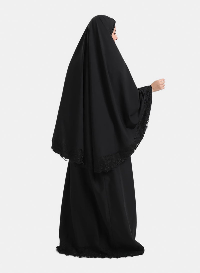 Carina Prayer Set with Lace Trim - Image 4