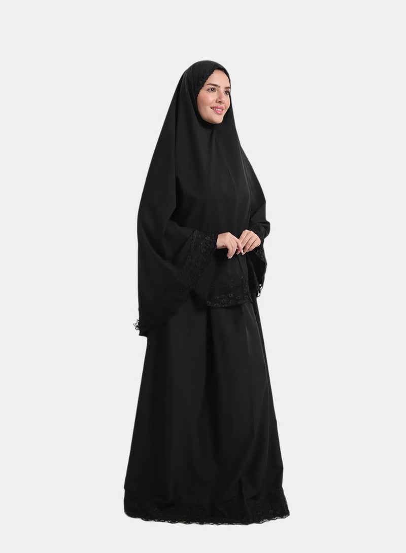Carina Prayer Set with Lace Trim - Image 2