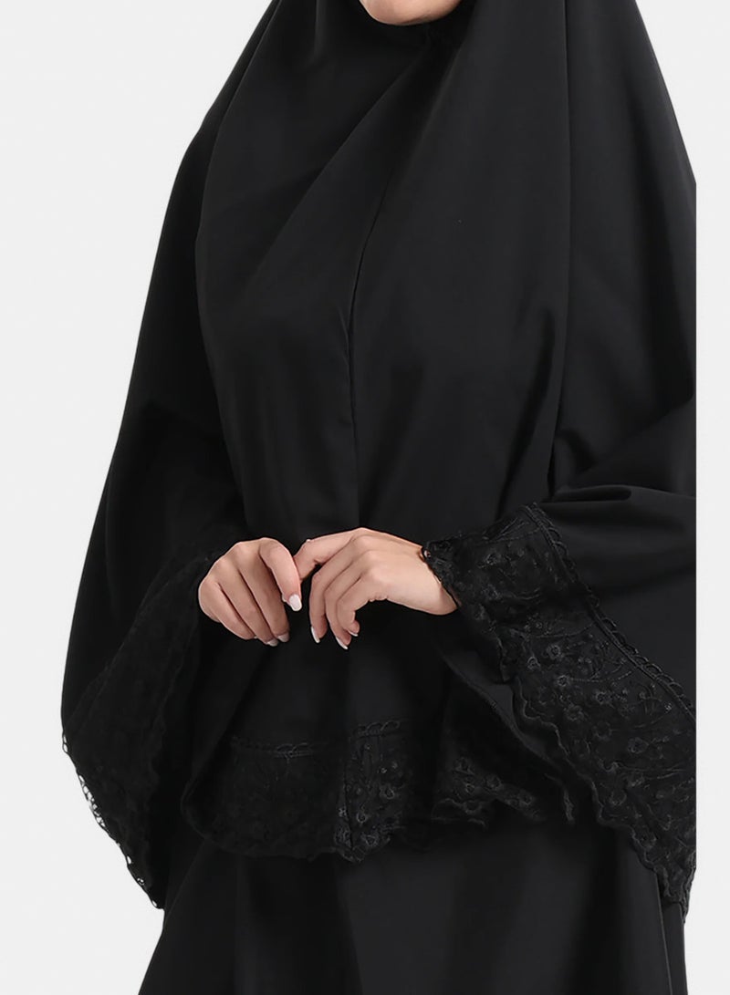 Carina Prayer Set with Lace Trim - Image 5