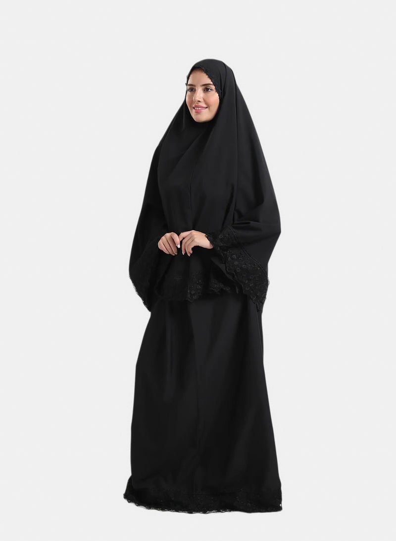 Carina Prayer Set with Lace Trim - Image 3