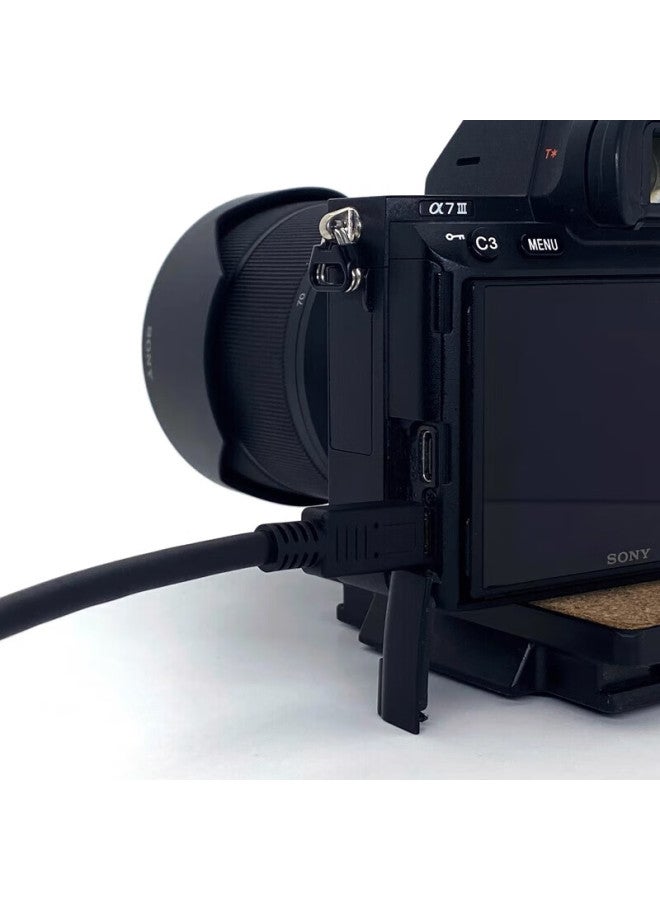 Ten Flashes كابل شحن لSony A6000، A5100، Nex-5t، A7 / Canon 850d، 90d، M5، M6 - Image 5