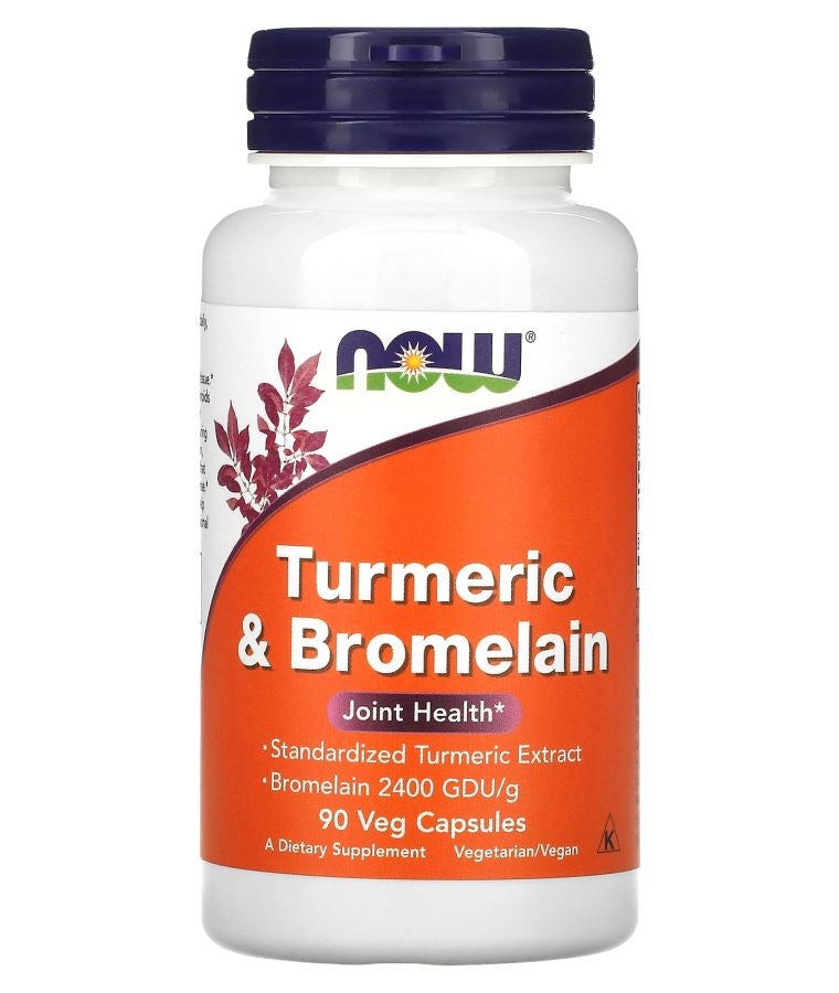 Turmeric & Bromelain 90 Veg Capsules