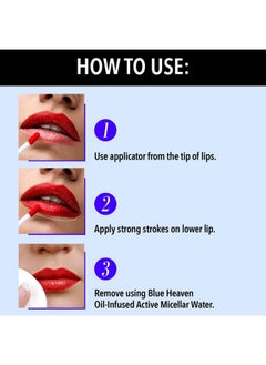 Blue Heaven Hyper Stay Weightless Liquid Matte Lipstick | Long-Lasting & Smudge Proof | Non-Transfer Matte Lipstick For Women| Ginger Brown-12 | 6Ml  - Image 5