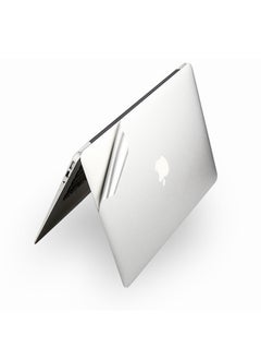 Generic Suitable For MacBook Full Set Of Protective Film Apple Laptop Body Shell Film 11-16 Inch Sticker-Color:Wire-drawing Silver-upper Cover Film A Side (bare Die)-Dimensions:11 Inch Air ]  - Image 1