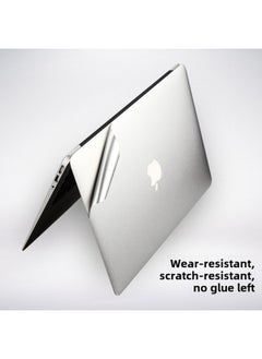 Generic Suitable For MacBook Full Set Of Protective Film Apple Laptop Body Shell Film 11-16 Inch Sticker-Color:Wire-drawing Silver-upper Cover Film A Side (bare Die)-Dimensions:11 Inch Air ]  - Image 4