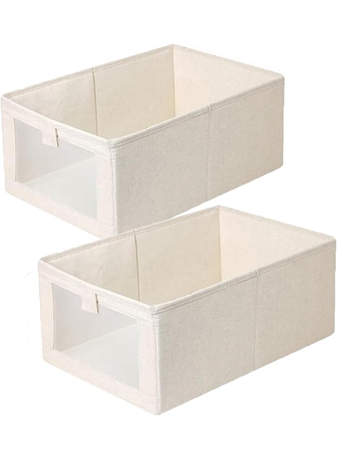 Green Tiger Foldable Wardrobe Storage Box, Cationic Steel, Drawer-Type, Maximize Closet Space, Sturdy & Comfortable Handle - Image 1