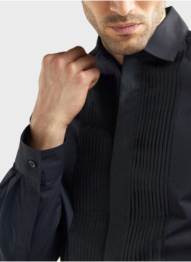 FAV Regular Fit Pintuck Shirt  - Image 3