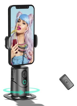 Auto Face Tracking Phone Holder,No App Required,360° Rotation Phone Camera Stand with Remote and Gesture Control,Smart Shooting Tripod for Vlog/TIK Tok Live Streaming YouTube Video Recording - pzsku/Z8A3ED7B762923F488304Z/45/1743499540/d4710c79-62e2-4747-a86f-b3aa12a5d236