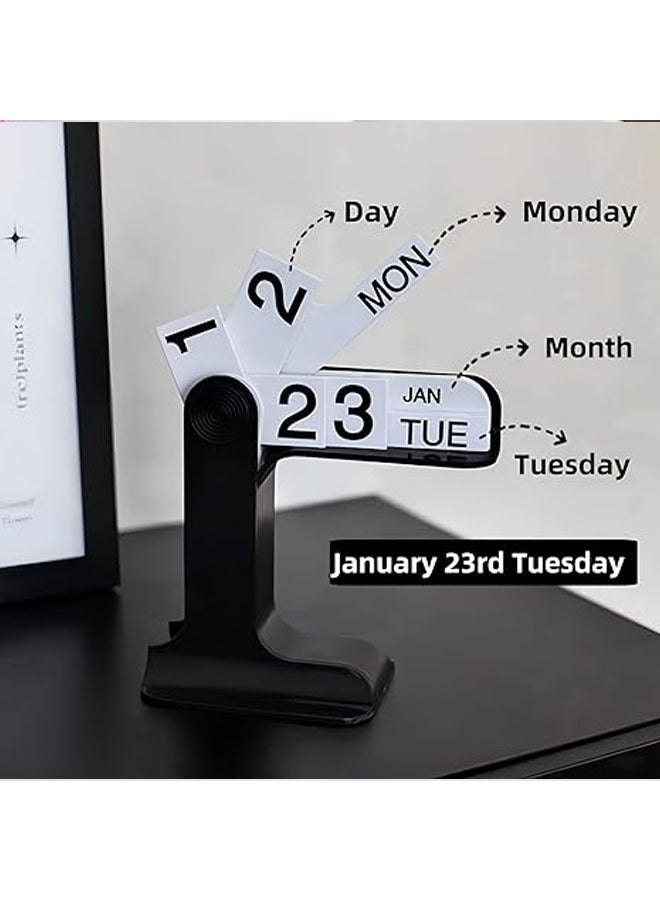 عام تقويم دائم مع غطاء، تقويم مكتب 2024-2025، للاستخدام اليومي في المكتب، ديكور المنزل، إكسسوارات سطح المكتب، ديكور مكتب منزلي. - Image 3