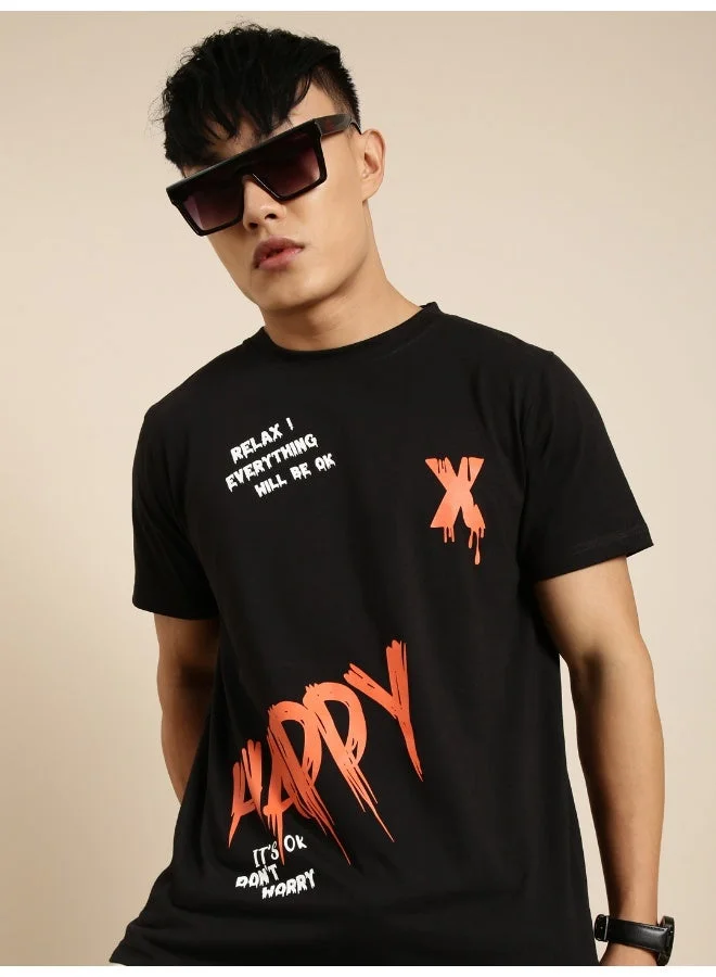Joven  Graphic Print Oversized T-Shirt for Men  | Best Price UAE